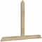 Ekena Millwork Portland Rough Sawn Timber Gable Bracket, Douglas Fir, 60"W x 40"H x 2"D x 4"F, 16/12 Pitch GBW060X40X0204POR00RDF - alternate 4